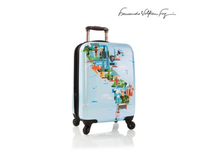 Heys FVT World Map S + PowerBanka nebo pouzdro zdarma