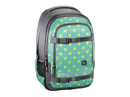 Školní batoh All Out "Selby" Backpack, Mint Dots + Pouzdro zdarma