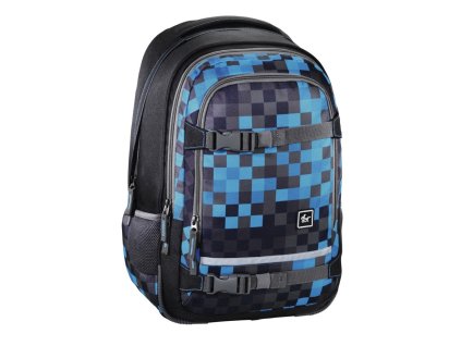 Školní batoh All Out "Selby" Backpack, Blue Pixel + Pouzdro zdarma