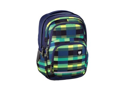 Školní batoh All Out Blaby, Summer Check Green