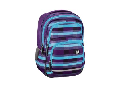 Školní batoh All Out Blaby, Summer Check Purple