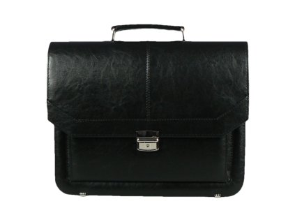 Aktovka REAbags 7253 - černá/nikl