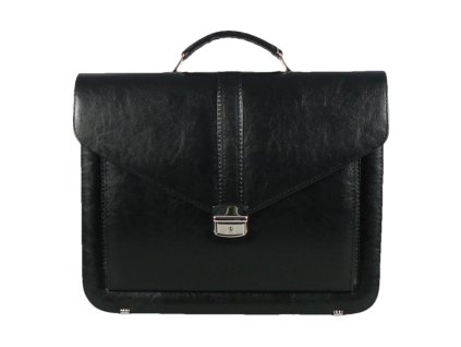 Aktovka REAbags 7173 - černá/nikl