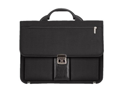 Aktovka REAbags 8001/1-T - černá/nikl