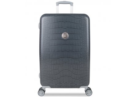 Cestovní kufr SUITSUIT® TR-1238/3-M - Grey Diamond Crocodile + PowerBanka nebo pouzdro zdarma