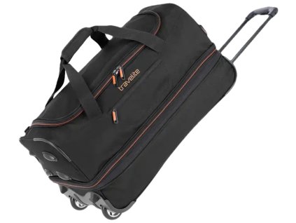 Travelite Basics Wheeled duffle S Black/blue