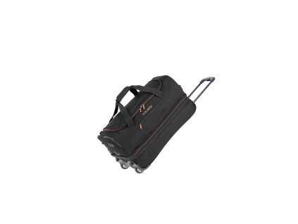 Travelite Basics Wheeled duffle S Black/blue