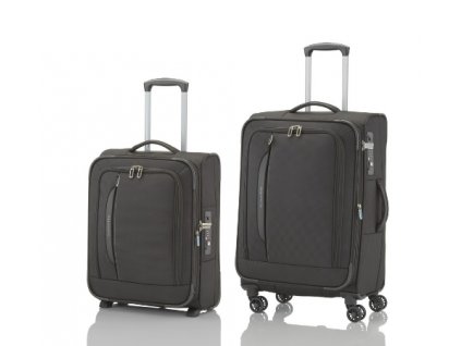 Travelite CrossLITE 2w S, 4w M Black - sada 2 kufrů