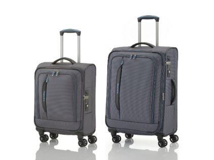 Travelite CrossLITE 4w S, M Anthracite - sada 2 kufrů