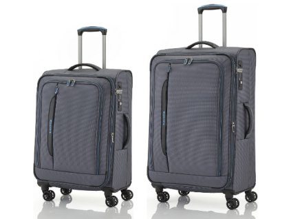 Travelite CrossLITE 4w M, L Anthracite - sada 2 kufrů