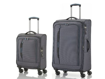 Travelite CrossLITE 4w S, L Anthracite - sada 2 kufrů