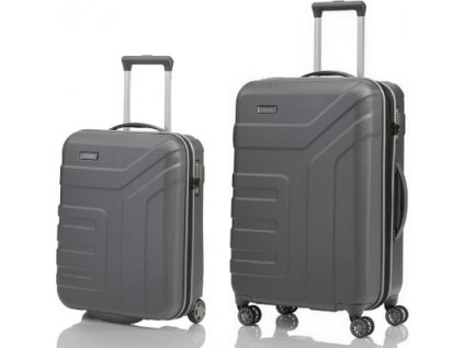 Travelite Vector 2w S, 4w M Anthracite - sada 2 kufrů