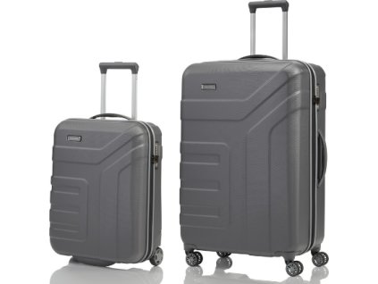 Travelite Vector 2w S, 4w L Anthracite - sada 2 kufrů