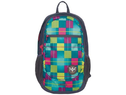 Chiemsee Techpack two backpack Karo blue cabaret + Pouzdro zdarma