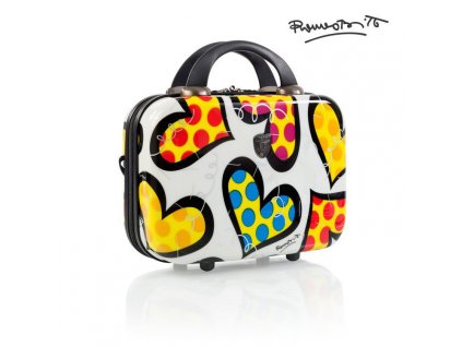 Heys Britto Beauty Case Hearts Carnival + Pouzdro zdarma