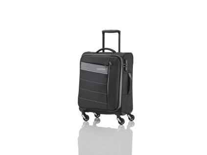 Travelite Kite 4w S,M,L Black – sada 3 kufrů + BB + PowerBanka nebo pouzdro zdarma