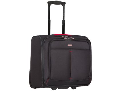 Kufr příruční na notebook Sirocco T-1103 - černá/červená + PowerBanka nebo pouzdro zdarma