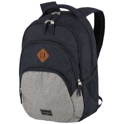 Travelite Basics Backpack Melange Navy/grey 22l