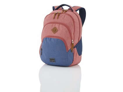 Travelite Basics Backpack Melange Red/navy