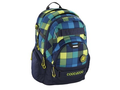 Školní batoh Coocazoo CarryLarry2, Lime District + PowerBanka nebo pouzdro zdarma
