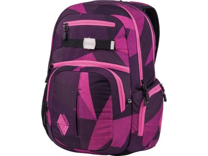 NITRO batoh HERO fragments purple + Pouzdro zdarma