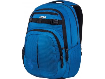 NITRO batoh CHASE blur brilliant blue + pouzdro zdarma