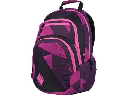 NITRO batoh STASH fragments purple + Pouzdro zdarma