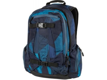 NITRO batoh ZOOM fragments blue + Pouzdro zdarma
