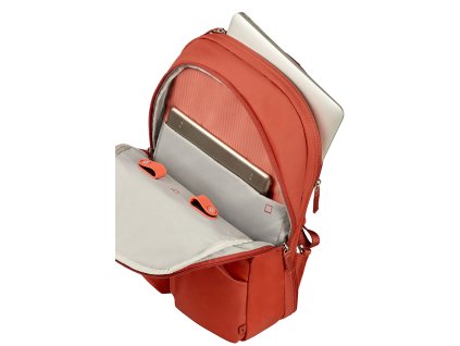 104011 2 batoh na stredni a vysokou skolu samsonite lady tech rounded backpack 14 1 rust