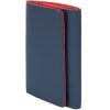 132227 pacsafe penezenka rfidsafe tec trifold wallet navy red