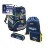 173753 7 skolni aktovka batoh 2v1 pro prvnacky 4 dilny set step by step policie certifikat agr