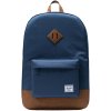 Herschel Heritage Navy/Tan Synthetic Leather 21,5L