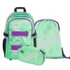 BAAGL SET 3 Skate Mint: batoh, penál, sáček