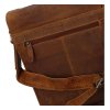 Green Wood Luxusní kožená crossbody taška Indiana, camel