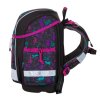 Dívčí školní aktovka pro prvňáčky kočička Bagmaster Velký SET EPSON 8 A black/pink/blue