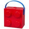 LEGO box s rukojetí - červená
