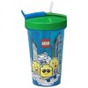 LEGO ICONIC Boy kelímek s brčkem - modrá/zelená