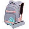 Meatfly Batoh Exile - Pink/Grey Heather - 24 L + PENÁL ZDARMA