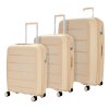 Sada cestovních kufrů ROCK TR-0239/3 PP - béžová
