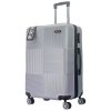 Cestovní kufr METRO LLTC3/3-L ABS - stříbrná