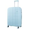 Cestovní kufr ROCK Pixel M PP - světle modrá