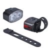 387481 4 solight set nabijecich cyklo svitilen 160lm predni zadni cervena li ion usb