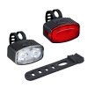 387481 5 solight set nabijecich cyklo svitilen 160lm predni zadni cervena li ion usb