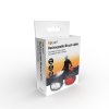 387481 7 solight set nabijecich cyklo svitilen 160lm predni zadni cervena li ion usb