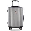 Cestovní kufr TUCCI Banda T-0274/3-M ABS - stříbrná