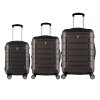 Sada cestovních kufrů TUCCI Console T-0273/3 ABS - charcoal