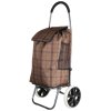 Nákupní taška na kolečkách METRO ST-03 - hnědá