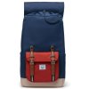 402333 2 herschel little america new black iris red ochre twill 30l