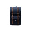 402333 herschel little america new black iris red ochre twill 30l