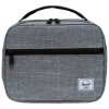 Herschel Pop Quiz Lunch Box Raven Crosshatch